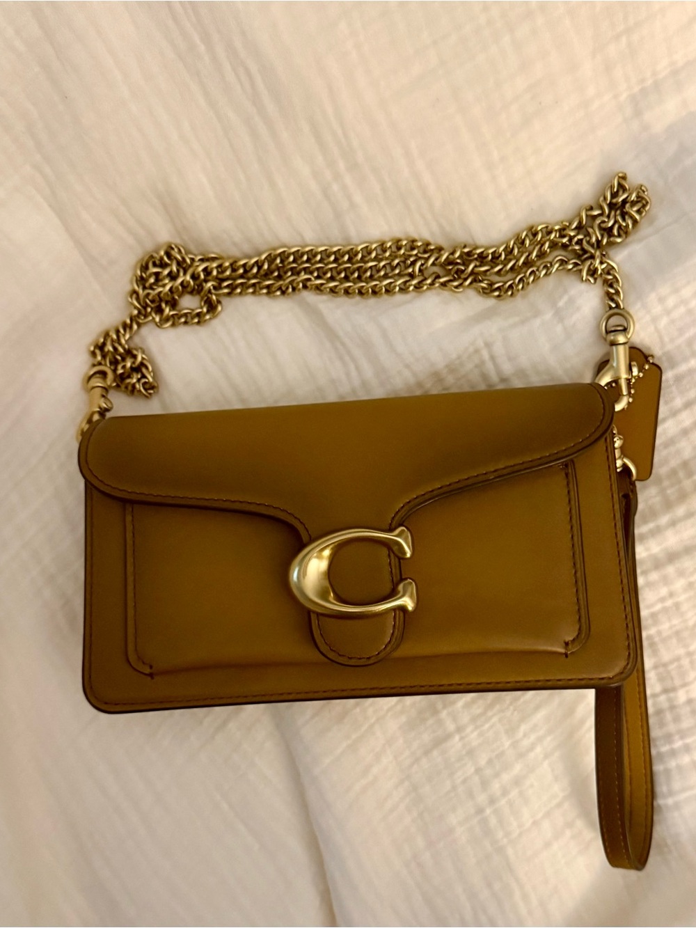 Coach Tabby-style Crossbody Bag in Brown with Gold Hardware - Picture 2 of 10